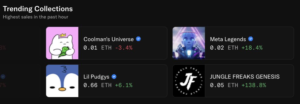 JungleFreaksNFT's tweet image. Jungle Rising....  👀🌴❤️‍🔥
Wen featured @opensea ?
AAAAAAOOOOOOO!