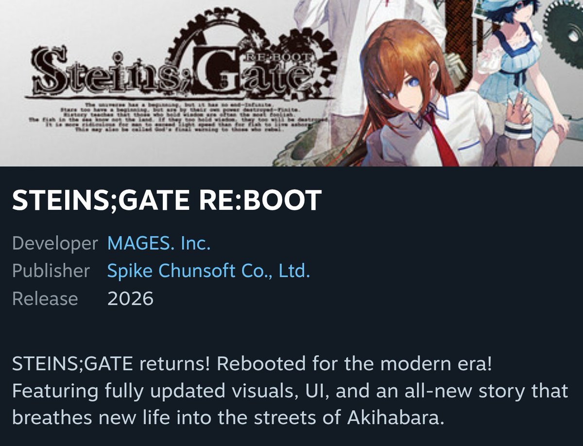 ALL NEW STORY MENTIONED IN THE STEAM PAGE

HOLY SHIT ITS NOT JUST A REMAKE