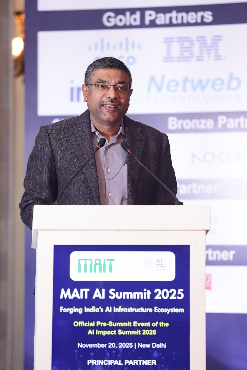 followmait's tweet photo. 🚀 A Landmark Day for India’s AI Vision! 🚀

MAIT hosted the AI Summit 2025, inaugurated by Shri @SecretaryMEITY , Secretary, @GoI_MeitY  joined by with Shri Anurag Yadav (UP Govt). 

#MAITAISummit2025 #AIForIndia #RoadToImpact #AIImpactSummit #MakeInIndia #MeitY #AIForIndia https://t.co/CaoEUAyRyh