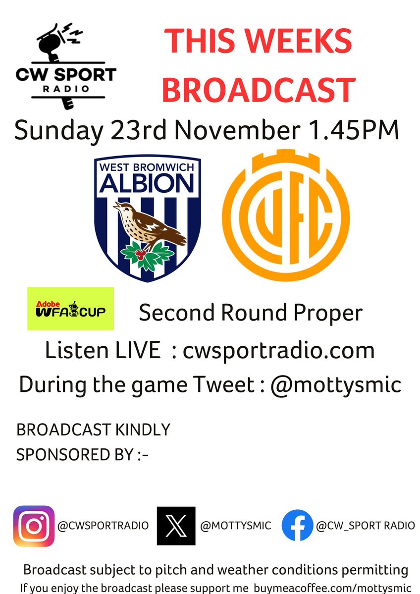 MottysMic's tweet image. PLS RT Hope you can listen in. Timings are in GMT
@fourFourTwo @goal @MOTDmag @fourfourtwousa
@fftarabia @fourfourtwomex @fourfourtwomy
@fourfourtwosg @fourfourtwoeg @worldsoccermag
@worldsoccermag1 @dw_sports @PatsFballBlog
@COPAfootball @Copa90 @RakutenSports