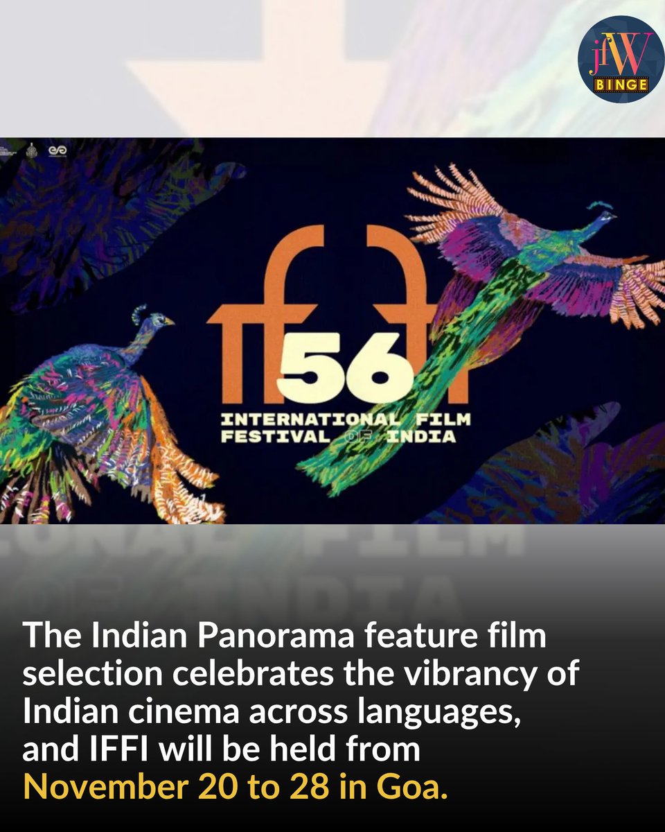jfwdigital's tweet image. Amaran is chosen to open IFFI 2025🤩🥳
#amaran #sivakarthikeyan #saipallavisenthamarai #rajkumarperiyasamy #IFFI2025 #jfw