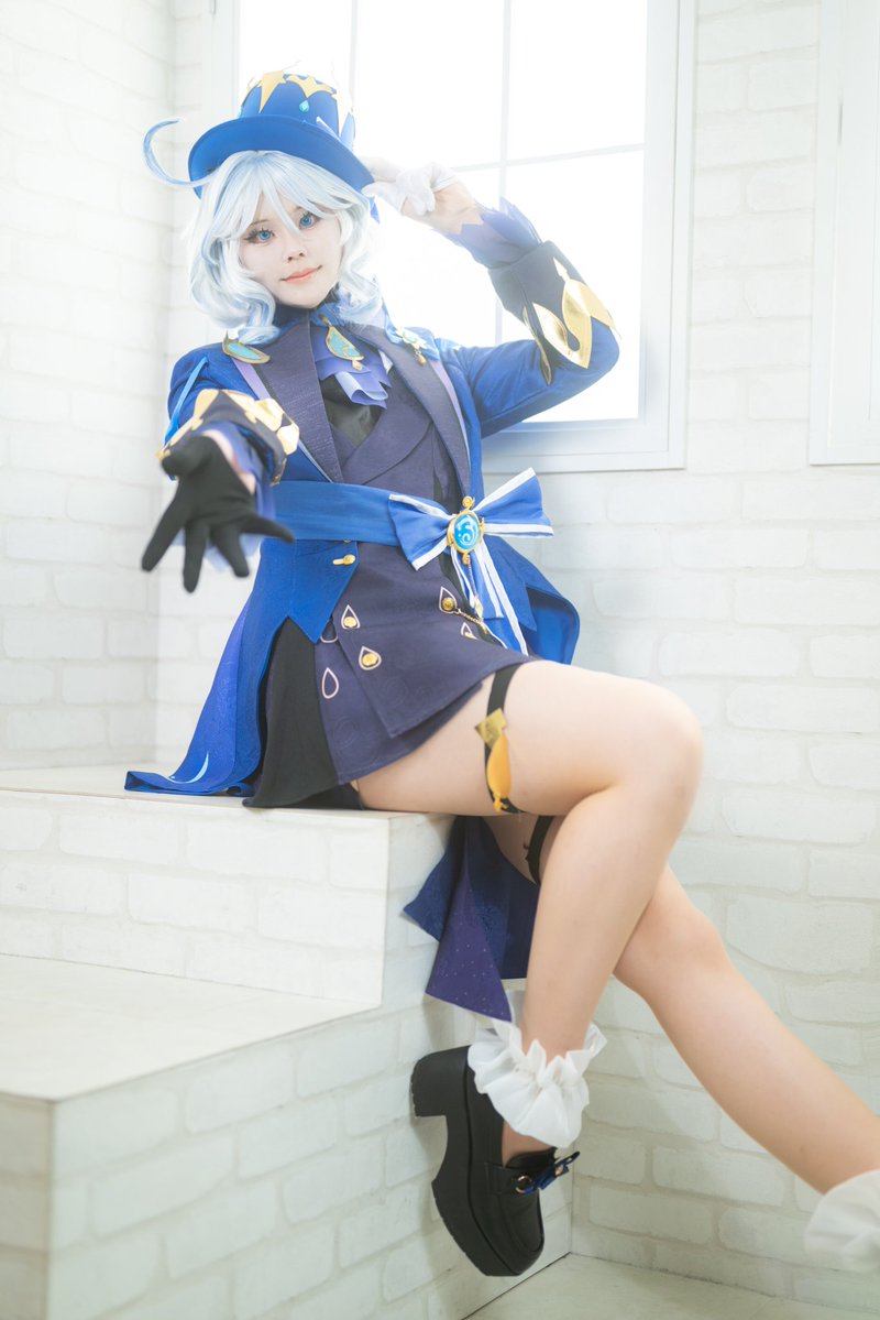 hiroj1025's tweet image. ⚠Cosplay⚠

ーーー原神/フリーナーーー 

📸 @yuuthree_cc さん

 #原神コスプレ  #原神cos  
 #フリーナコスプレ