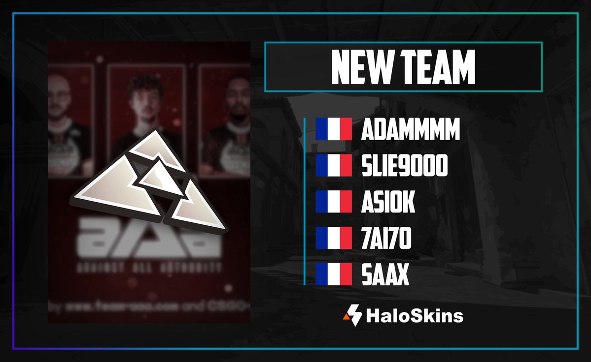 CSRosterUpdates's tweet image. Confirmed: 🇫🇷aAa sign team🇫🇷
