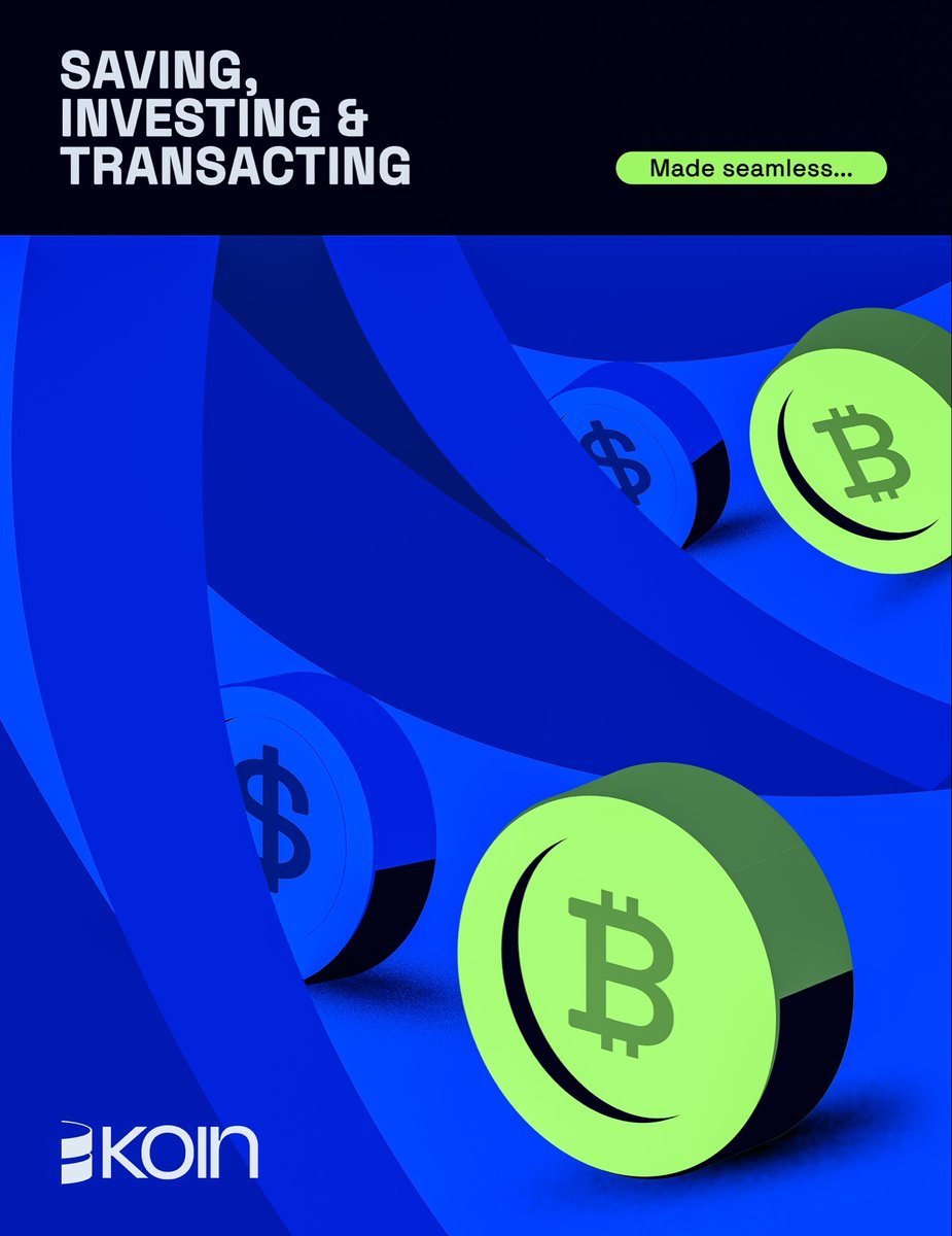 KelvinJerome_'s tweet image. Every brand starts with a feeling.
For Koin, it was the question: 
What should the future of money feel like?

This direction explores that answer; simple, modern, human. Not just a logo, but a financial experience.

#DigitalFinance #fintech #web3 #Logo