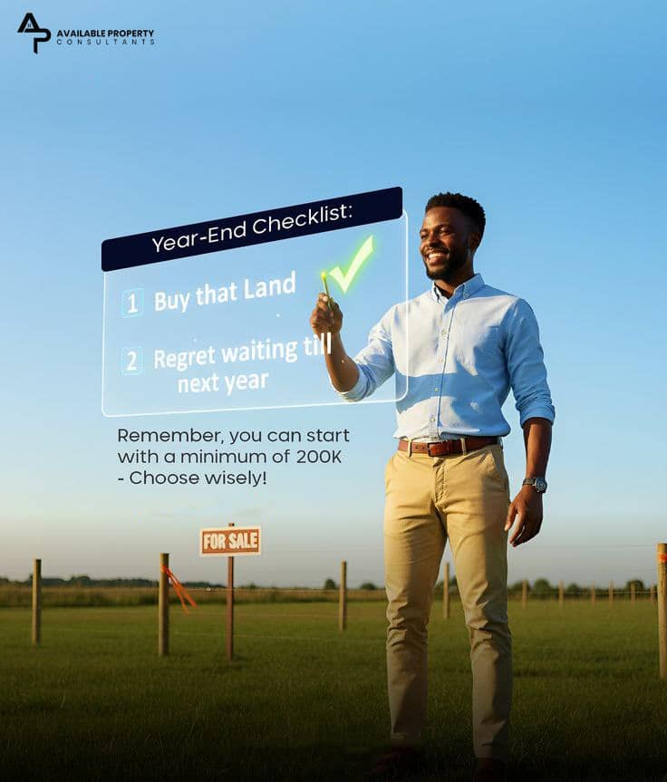Mpiima_Lawrence's tweet photo. End-of-Year Checklist
1. Buy that land. ✅
2. Regret waiting till next year

Stay informed about the best land opportunities.

➡️ https://t.co/VzcACWgOy6

#AvailablePropertyConsultants https://t.co/4IeNvTLGPs