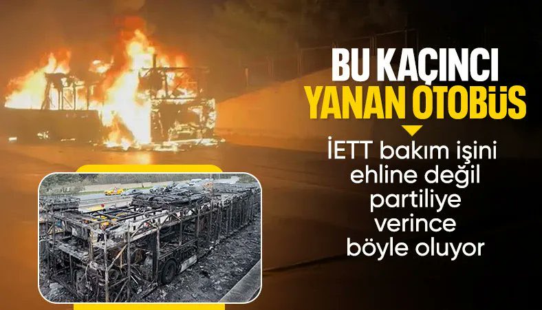 İETT yine yanıyor. İstanbullunun çilesi bitmiyor. Bir kere olur, kaza dersin. İkinci kez olur, talihsizlik dersin. Üç olur, tesadüf dersin. Dört olur, tevafuk dersin… Ama onlarca İETT otobüsü benzer şekilde yanıyorsa, İstanbullunun hakkını sormak boynumuzun borcudur.

İstanbul’u