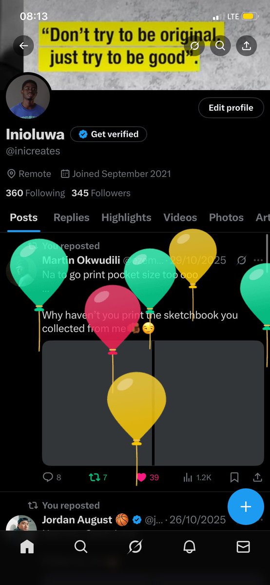 Twitter balloons today

Happy to start another journey of my life❤️