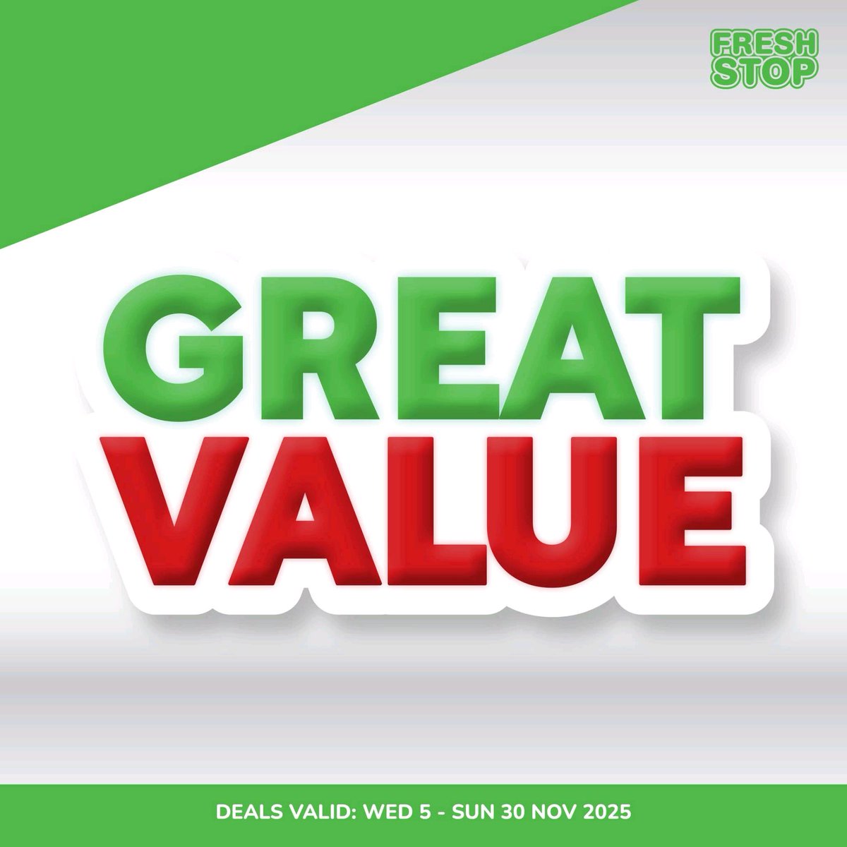 Pages_Potties's tweet image. 🔥 November’s packed with savings that go the extra mile!😍
From snacks to drinks, Our deals have everything you need.

🗓️ Valid from 5–30 November 2025.

#FreshStop #FillUpFreshUp #FreshStopDeals #deals