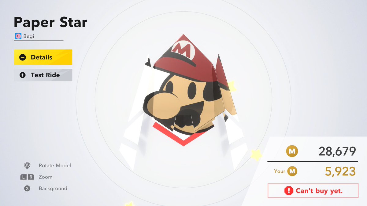 Someone made a Paper Mario Machine in Kirby Air Riders 🥹🥹