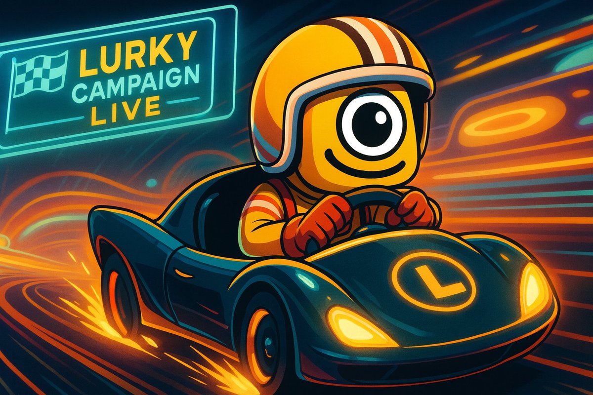 レーシングテーマのLurkyシーズン2発表ポスター