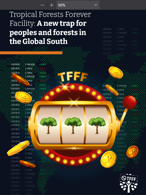 witness_radio's tweet image. Environmentalists reject #TFFF, warning it will deepen forest destruction.
@via_campesina @OilwatchI @corporateeurope 
Read more: witnessradio.org/environmentali…