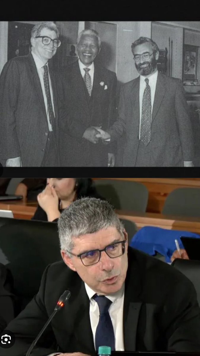 karynmaughan's tweet image. Chief Madlanga Commission evidence leader Matthew Chaskalson is the son of late Chief Justice Arthur Chaskalson - and has also served as an acting Justice of the Constitutional Court. 

As Brown Mogotsi is now finding out, he’s a very, very good lawyer.