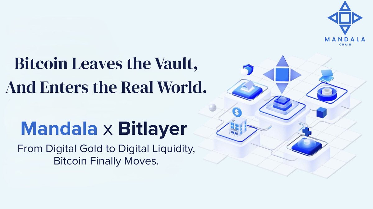 EyeOnChain's tweet image. 4️⃣ The Bitcoin Bridge: Mandala x @BitlayerLabs 
#Bitcoin is digital gold. But most chains treat it like a museum artifact --- beautiful, but locked behind glass. #Bitlayer changes that.
With their #BTC Layer 2 architecture, suddenly Bitcoin becomes:
Movable
Useable
Programmable…