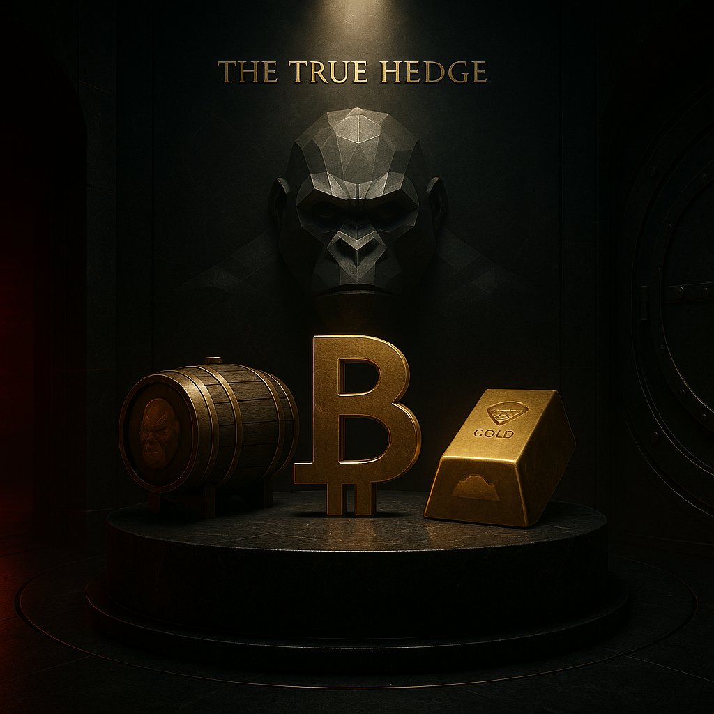 In a world full of volatility, only real assets stay honest.
Whiskey. Bitcoin. Gold.
Three pillars. One treasury.

Strength isn’t loud — it’s stored. 🛡️

👉 planetwhiskey.xyz
👉 threegoldtreasury.online
👉 t.me/PlanetWhiskey
👉 ReserveVault.xyz
#BamBam #patlama