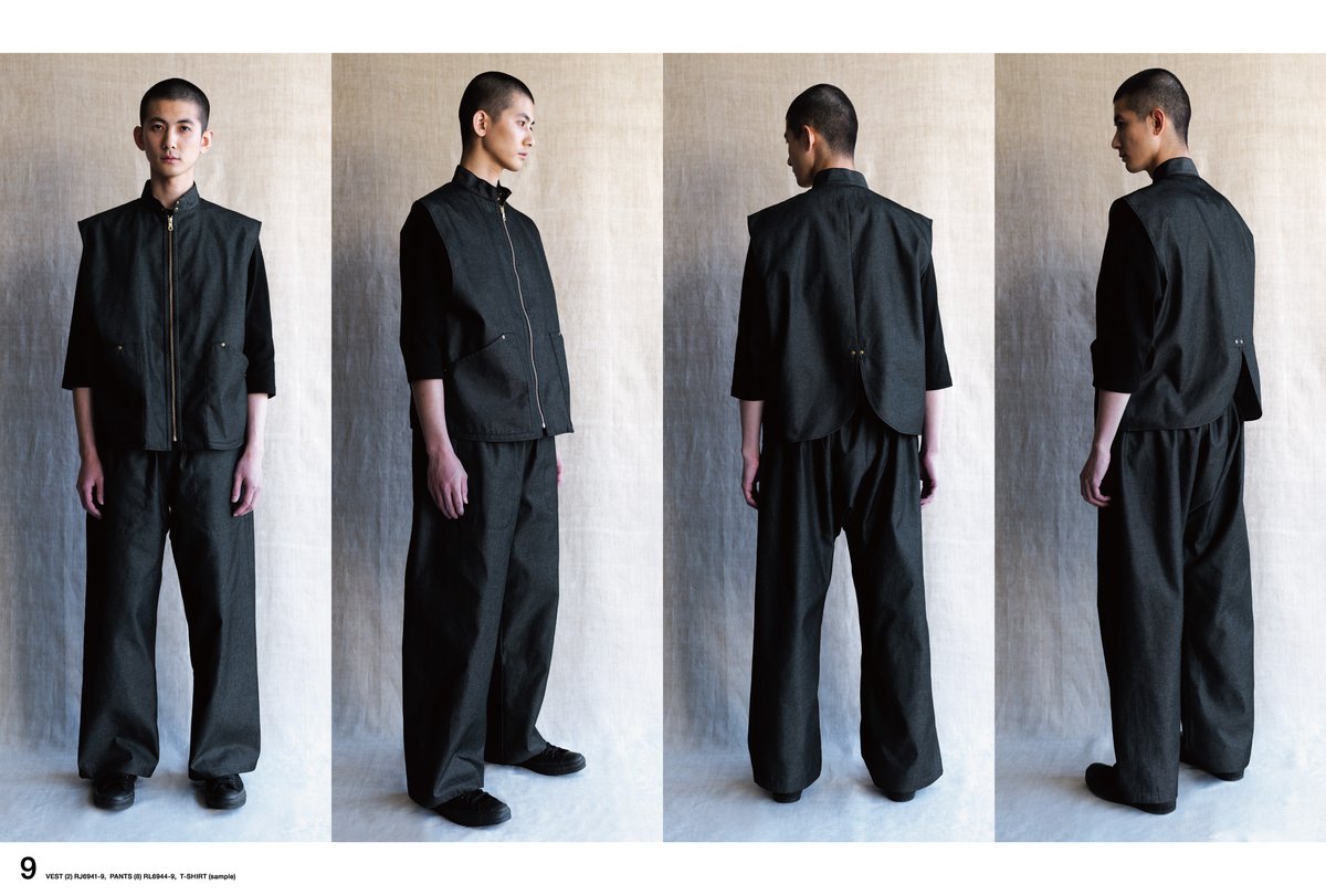 seven_uniform's tweet image. 「“デニム”と“道着”の融合」小野塚秋良デザインの新作ワーキングユニフォーム「 #HAKUÏ 33」は、袴エプロン、空手パンツ、陣羽織ベストなど「道着」に宿る機能と精神性を反映した #デニム 素材のシリーズ。単に“働きやすい服”を超えて“心の姿勢”をも整える装いです。 hakui-shop.com #ハクイ