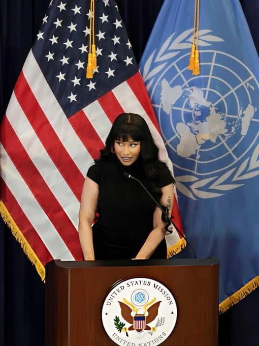 thedailypulse_u's tweet image. Updated Post: Nicki Minaj Thanks President Donald Trump in a U.N Speech thedailypulseusa.biz/nicki-minaj-un…