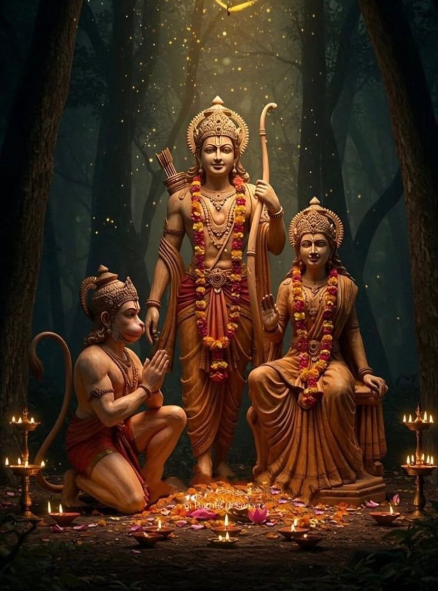 waytohappy25's tweet image. श्री राम  जिस किसी की ओर भी देख ले, तब बिना ऋतु के भी वृक्ष में फल लगने लगते हैं और पत्थर की शिलाओं से भी जल बहने लगता है।
अर्थात भगवान जिस किसी पर भी कृपा कर दें  उनकी विकट से विकट परिस्थितियों भी अनुकूल और उसका सदैव कुशल मंगल होता है....
जय सियाराम..........
जय राधे…