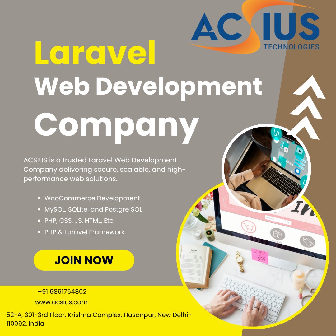 acsius's tweet image. Build powerful apps — Hire Dedicated Laravel Developer from ACSIUS! 💻✨

info@acsius.com
+91 9891764802
New Delhi-110092, India
Visit Now:- acsius.com/hire-laravel-d…

#ACSIUS #FestiveOffer #HireDedicatedLaravelDeveloper #LaravelDevelopment #WebDevelopment #TechInnovation