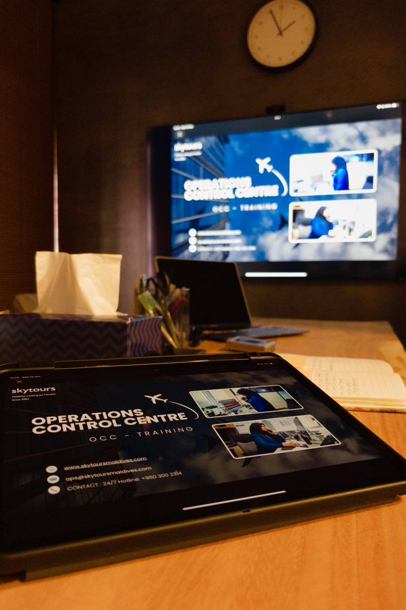 skytoursmv's tweet image. OCC annual refresher wrapped! Conducted by our Lead supervisor, Raya. We’ve sharpened procedures, boosted team synergy, and leveled up for the season. 💪🏽
#skytoursteam #bizavworks #nbaayopro