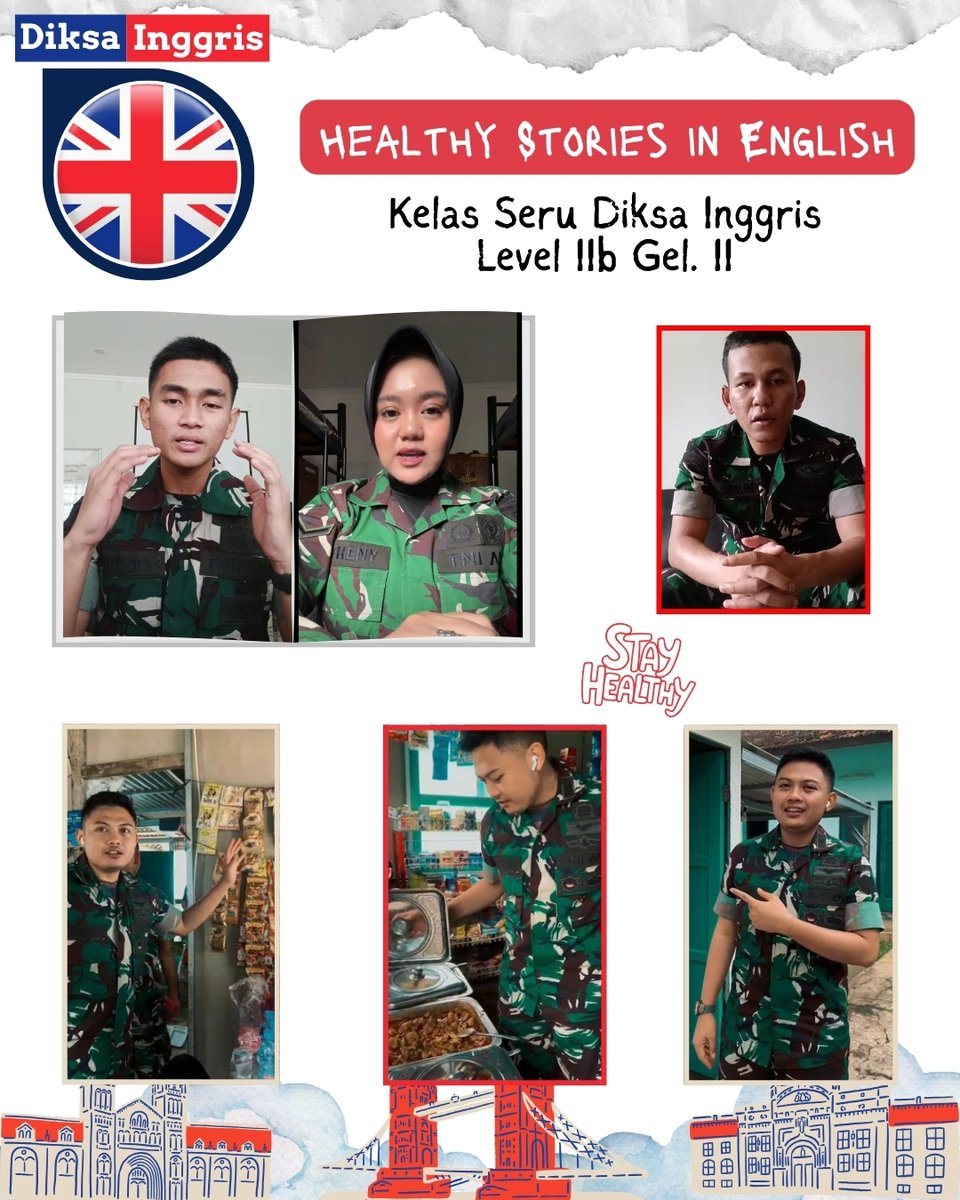 pengmilum's tweet photo. ๐ธ Hari ini cuma teaser!
Siswa Diksa Inggris Level II B lagi praktik Speaking โBeing Healthyโ bareng Gumil PNS Ecin Kuraesin, S.Pd.
Cek fotonya duluโฆ
Videonya?
Besok tayang. Stay tuned! ๐๐ฅ๐ฌ๐ง
#diksainggris #englishcourse #belajarbahasainggris #beinghealthy #pusdikpengmilum https://t.co/hgHRST9GuL