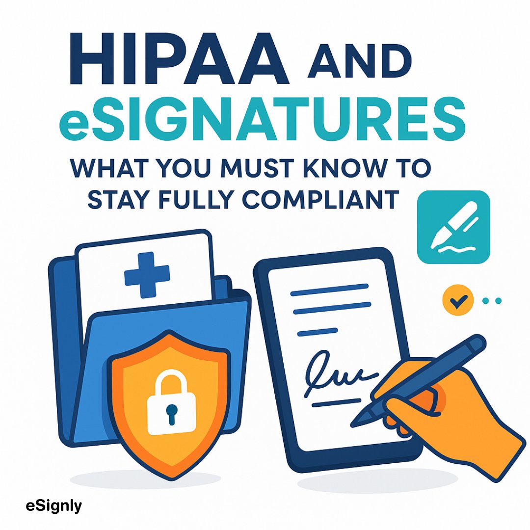 esignly's tweet image. 🔐 Using eSignatures in healthcare? Staying HIPAA-compliant is non-negotiable.

Our latest blog breaks down the rules, risks, and solutions you need to follow.

👉 Read the full guide now!

esignly.com/electronic-sig…

#HIPAA #eSignatures #HealthTech #DataSecurity #esignly