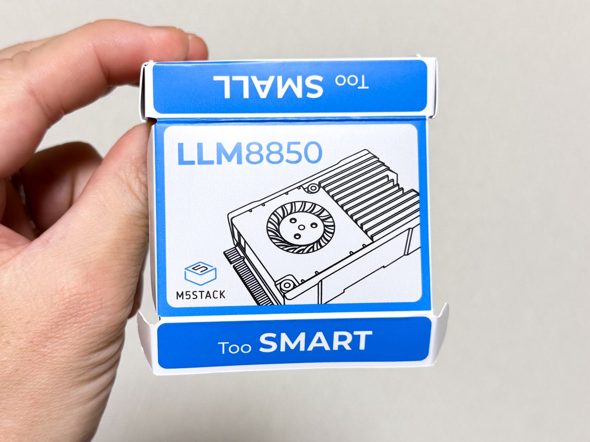 saitotetsuya's tweet image. 買い損ねていたAI-8850 LLM Accleration M.2 Moduleも。確かに too small だし too smart だわね。Raspberry Pi 500+ に載っけるつもり #m5stack