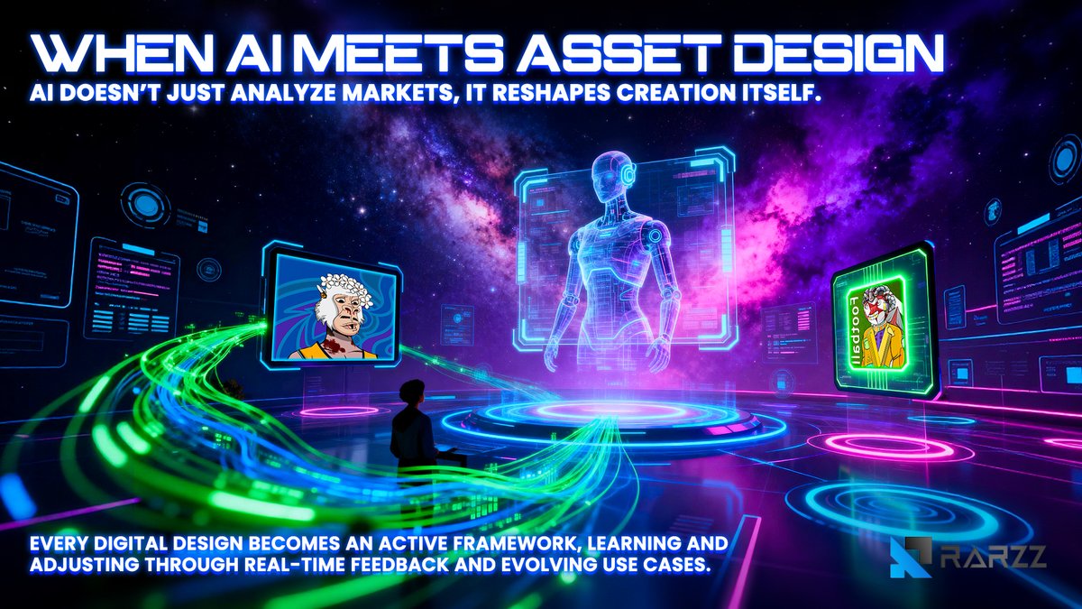 rarzz_1's tweet image. 🤖 Step into Rarzz where intelligence becomes design.
🖼 NFTs here aren’t static files; they’re logic-driven frameworks.
📈 Our AI systems don’t react, they anticipate.
💎 At Rarzz, imagination becomes interaction.

#Rarzz #AIInnovation #NFTDesign #SmartAssets #AdaptiveLogic