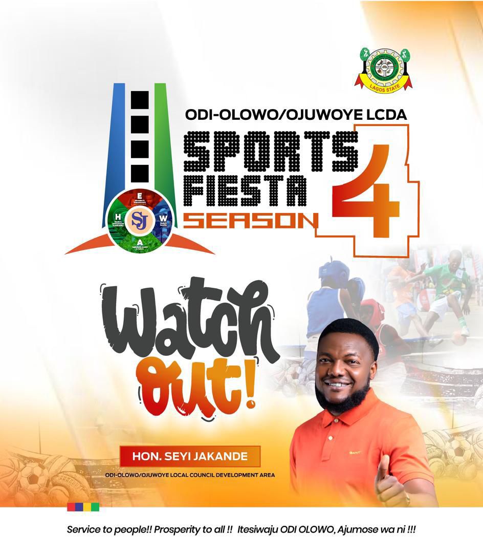 Sport Fiesta Season 4.0 is here! 

<a href="/OdiOlowoOjuwoye/">OdiOlowoOjuwoyeLCDA</a>, invites you to a vibrant celebration of unity &amp; talent!  ₦25 million in cash prizes up for grabs! 
Register now (Nov 17-20, 2025) via: forms.gle/1991yqGBFnqTuD…. 

#SportFiesta4 #HEWAAGENDA
#LeadershipInAction 
#YouthEmpowerment