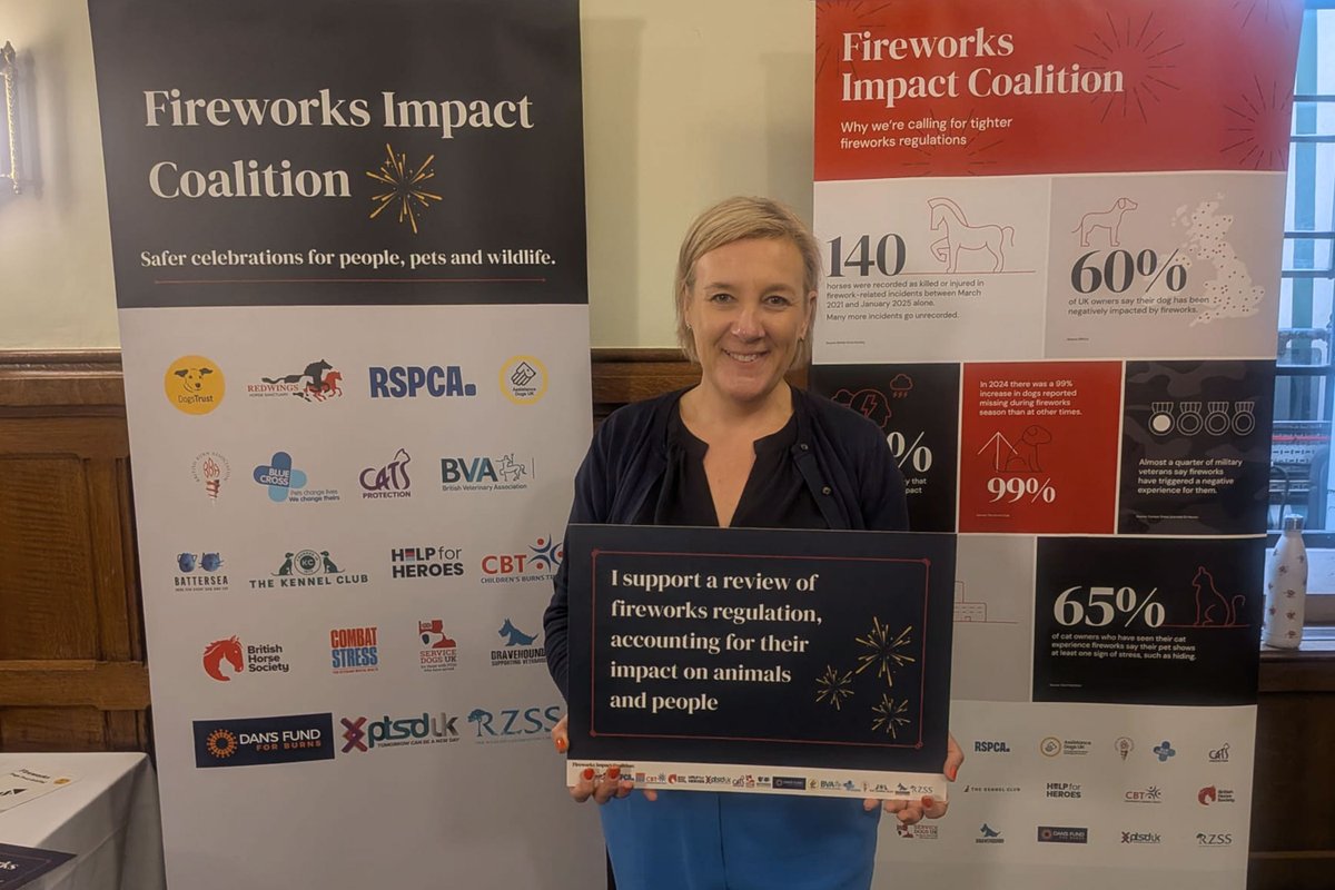 With Bonnie, our wonderful rescue dog, I always have a reminder at home of the impact that fireworks can have on pets, and how important it is that we get it right on fireworks legislation.