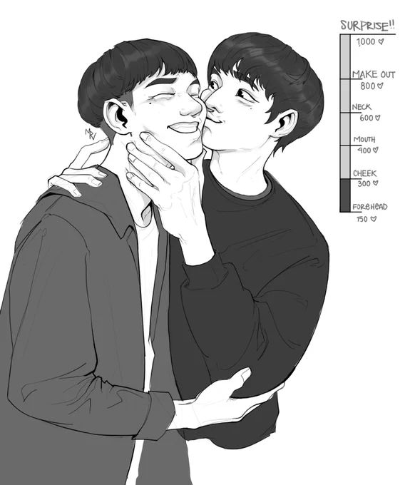 Kiss meter lvl. 2 cheek kiss 💋🌡️

#shse #whc #수호시은 