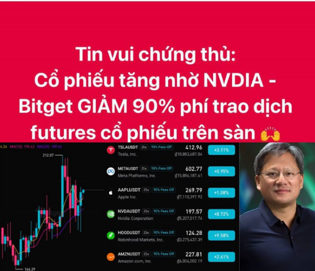 Hỗ trợ truyền thông 

💛 Stock NVDIA tăng mạnh - <a href="/bitget/">Bitget</a> <a href="/bitgetvietnam/">Bitget Vietnam 🇻🇳</a>  chơi lớn giảm 90% phí sàn khi giao dịch Futures Stock Mỹ.  

Nếu ai chưa thử trade Stock Mỹ, bạn có thể thử tham gia lấy pool thưởng trị giá $270K từ sàn Bitget

➡️Cách Tham gia: 

1. Tham