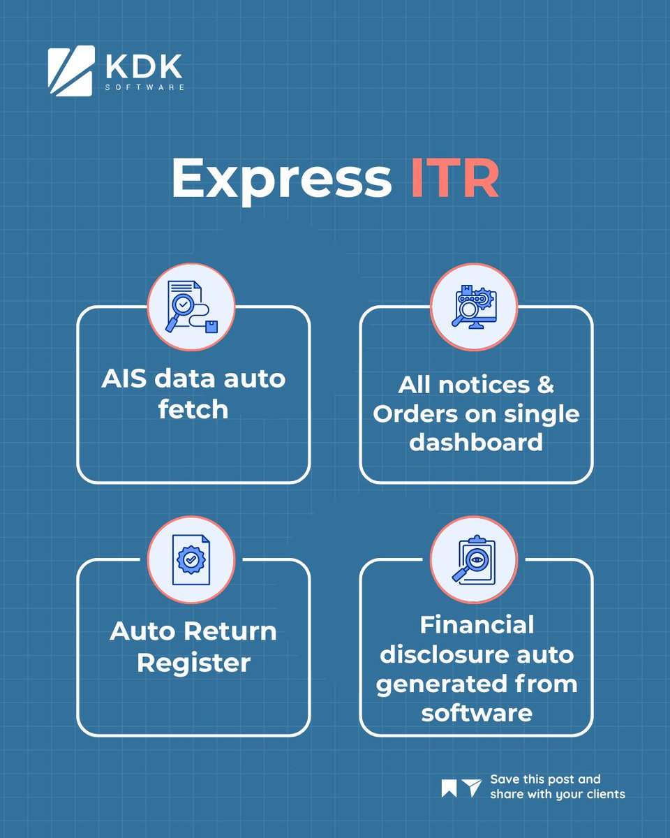 KDKSoftwares's tweet image. Best Automated Tools to Help CFOs Manage &amp;amp; File Tax Returns: A Story Every Accountant Relates To - Read Full Blog zurl.co/2OqJx 

#CFO #CorporateFinance #GSTFiling #IncomeTaxReturn #GSTSoftware #TDSSoftware #ITRSoftware #VendorReconciliation #CorporateFinance