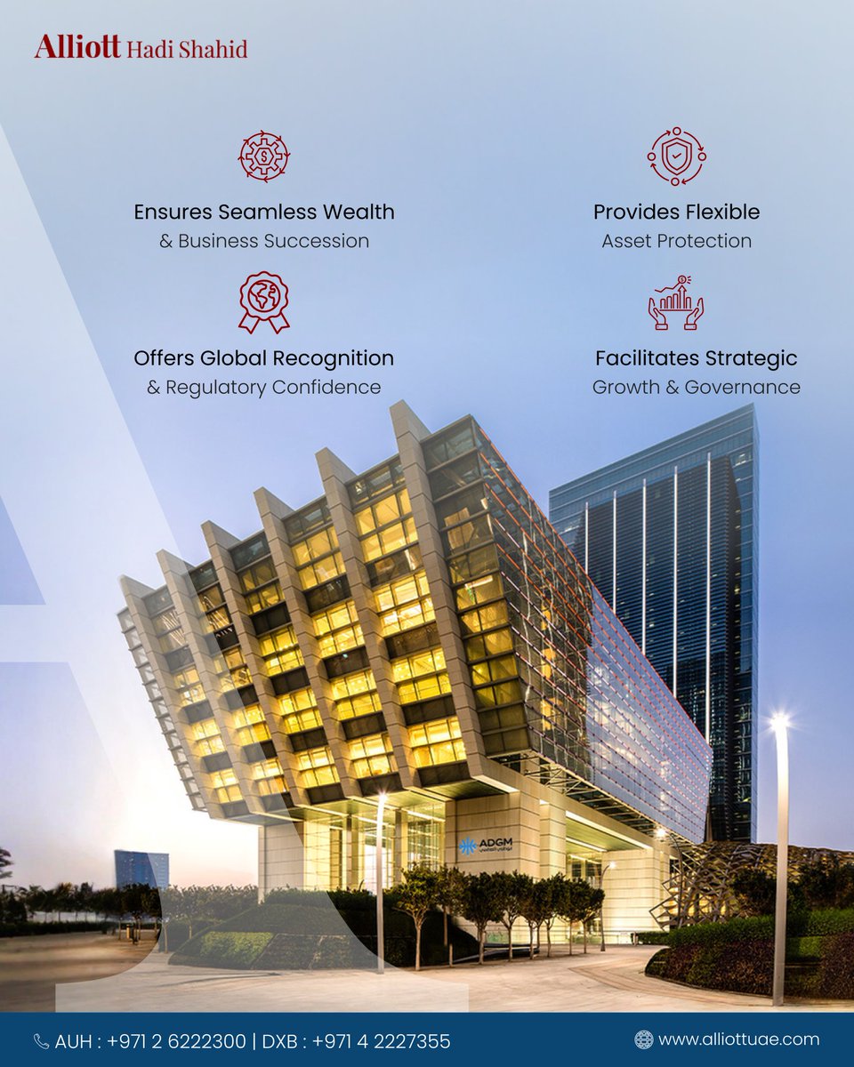 In UAE boardrooms, one question stands out: How do we protect today and prepare for tomorrow?

ADGM foundations are helping organisations and families build clearer governance, secure assets, and plan confidently for the future.

#ADGM #UAE #CorporateGovernance #BusinessStrategy