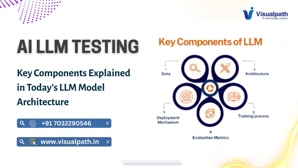 KLvisualpath99's tweet image. I just published LLM in AI Course at visualpath | Best AI LLM Training medium.com/p/llm-in-ai-co… 
@VisualpathPro #AILLMTesting #AILLMTraining #LLMTestingCourse #AIModelTesting #AIEvaluation #LLMValidation #AIAutomationTesting #GenerativeAITesting