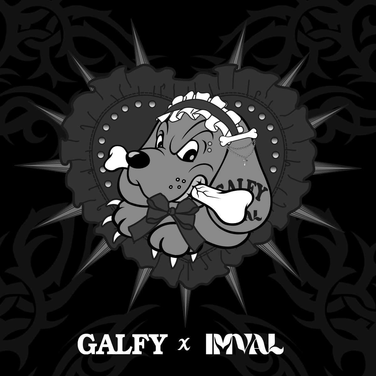 ❤︎再販のご案内❤︎ IMVAL×GALFY / Doll Dog 大萌袖 L/S TEE 大変お