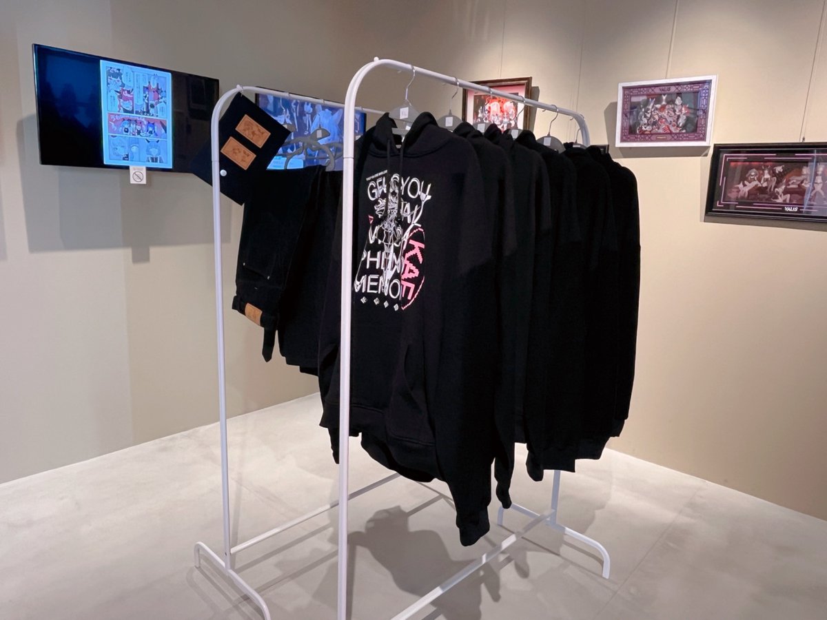 imaginary_base's tweet image. ▽ #IMAGINARY_BASE INFO ▽
#VWP現象4 #花譜5thワンマン 事前通販商品の試着コーナーが登場中💎

📅設置期間
2025年11月20日(木)～11月29日(土)

・V.W.P BLACK DENIM PANTS
・反転パーカー
・「宿声／深愛」キービジュアルTシャツ

などのサンプルを実際に着てお試し頂けます。…