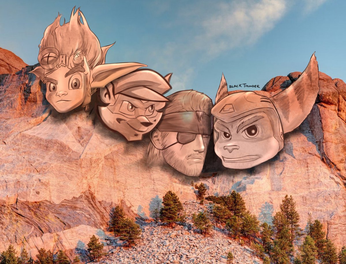 BT_BlackThunder's tweet image. Mount Rushmore of PlayStation,  PS2 , PS3 and PS4