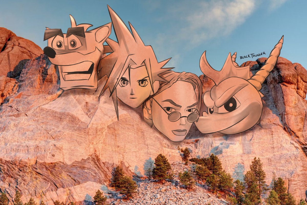 BT_BlackThunder's tweet image. Mount Rushmore of PlayStation,  PS2 , PS3 and PS4