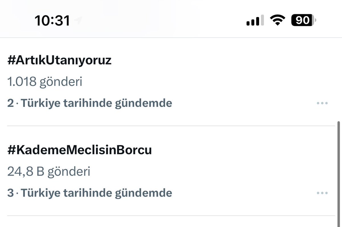 Sıralama pek manidar olmuş 2.sıra ve 3.sıra birlikte okununca ne kadarda anlamlı oluyor. 

Bugünde gündemin nabzını tutan tabelaya mıh gibi çakılmış tagımız için helal olsun <a href="/EmadDernegi/">EMEKLİLİKTE ADALET DERNEĞİ ⚖️</a> ve destek veren tüm adaletsizlik yaşayan arkadaşlar. 

Durmak yok devam ediyoruz alacak bir