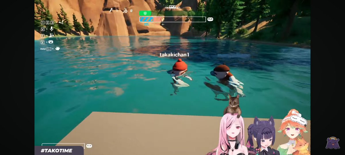 0610_tsuki's tweet image. It is always so much  fun  to see you guys play together www❤️🧡💜
#calliolive #takotime #kfp