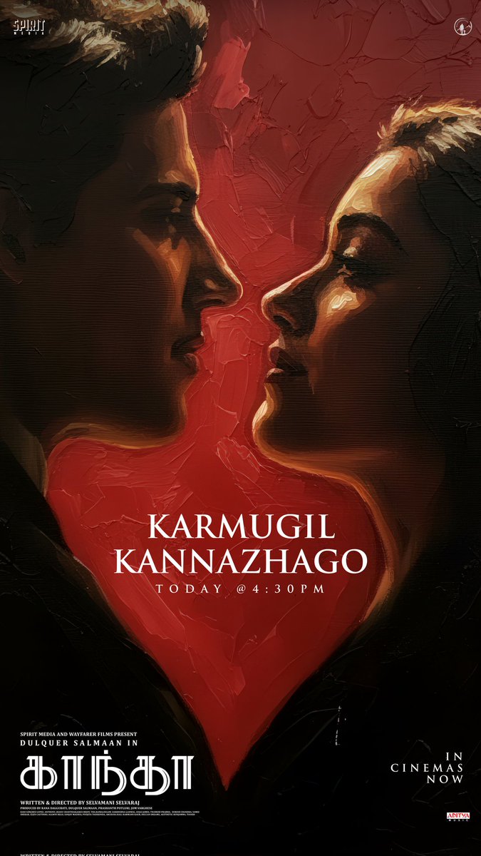 ToouringTalkies's tweet photo. Tune into the RHYTHM OF YOUR HEART!🌹

KARMUGIL KANNAZHAGO / KAATUKA KANNULAVO  - TODAY at 4:30pm

#DulquerSalmaan #Kaantha #Kaanthafilm #RunningSuccessfully #RetroBlockbuster https://t.co/O2DR3nTesP