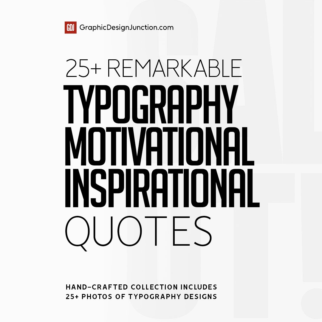 graphicdesignju's tweet image. 25+ Remarkable Typography Quotes for Inspiration

graphicdesignjunction.com/2025/11/typogr…

#motivationalquotesoftheday #inspirationalquote #quotesofinstagram #quotes #typographyquotes #letteringquotes