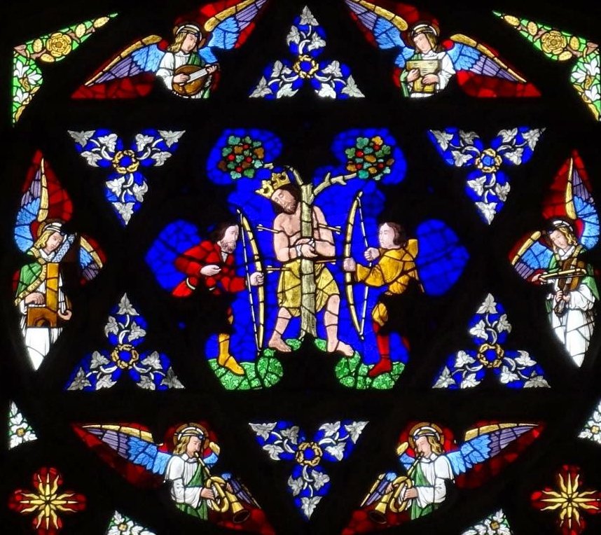 ClerkofOxford's tweet image. Today is the feast of St Edmund of East Anglia, king and martyr. Killed by an invading Viking army in 869, he became one of medieval England&apos;s most popular saints.

&apos;It was never my custom to take flight; I would rather die, if I must, for my own land.&apos; aclerkofoxford.blogspot.com/2014/11/eadmun…