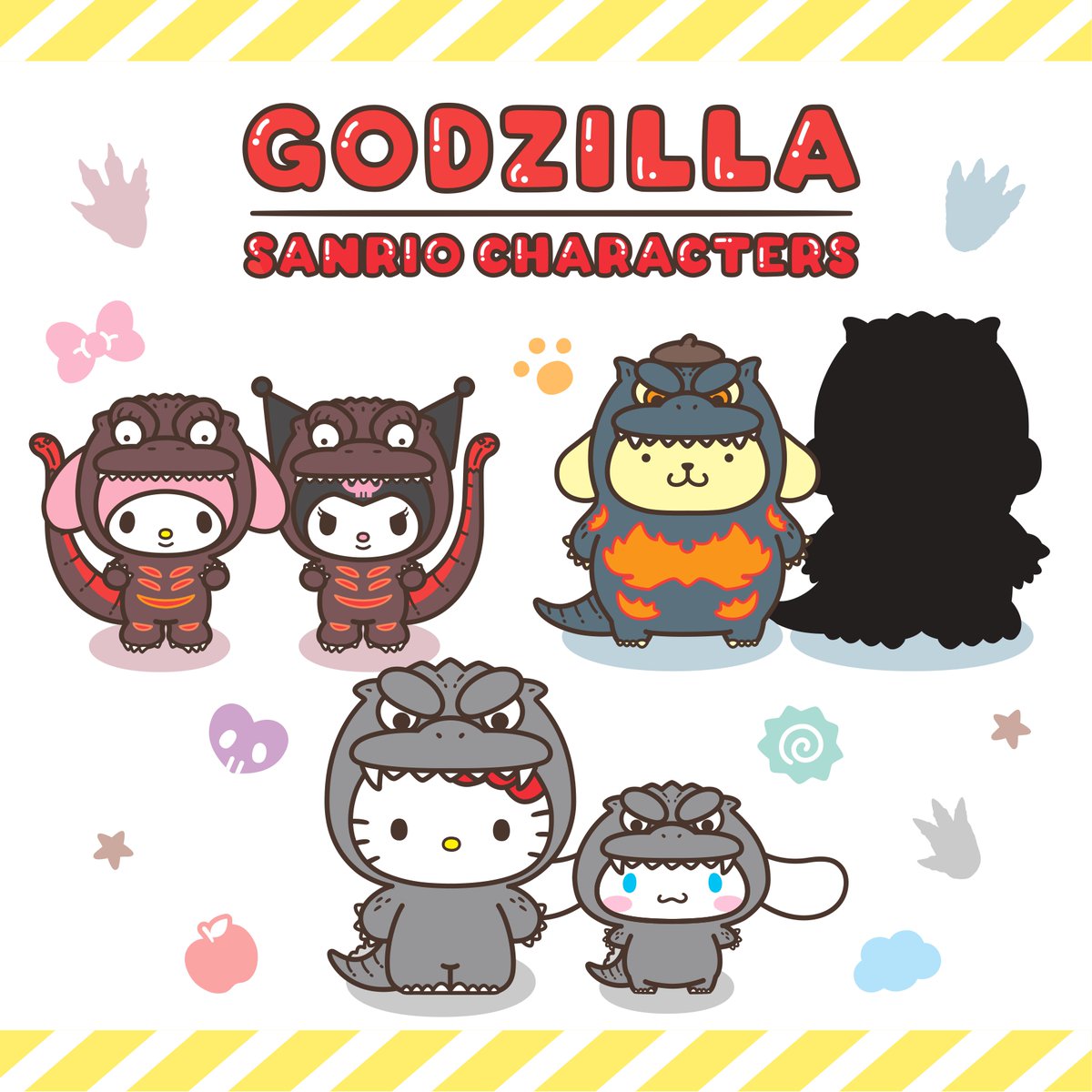 godzilla_jp's tweet image. ◥◣ #東宝ゴジラNEWS！◢◤
⠀
『GODZILLA・SANRIO CHARACTERS』
⠀
ゴジラとサンリオキャラクターズの
コラボレーションが決定！
⠀
本日公開のキャラクターは・・・「マイメロディ」！
キャラクターは随時公開です。続報をお見逃しなく！
⠀
#ゴジラ #Godzilla #サンリオキャラクターズ…
