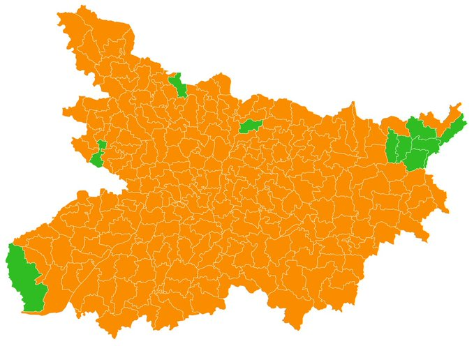 JaipurDialogues's tweet photo. Muslim MLAs in Bihar  

2015 - 24 
2020 - 19 
2025 - 10  
Out of these 10 MLAs, 5 are from AIMIM.

If Hindu Voters develop Shatru Bodh! Muslims will be wiped out of State Assemblies https://t.co/WXpwQCPJDl