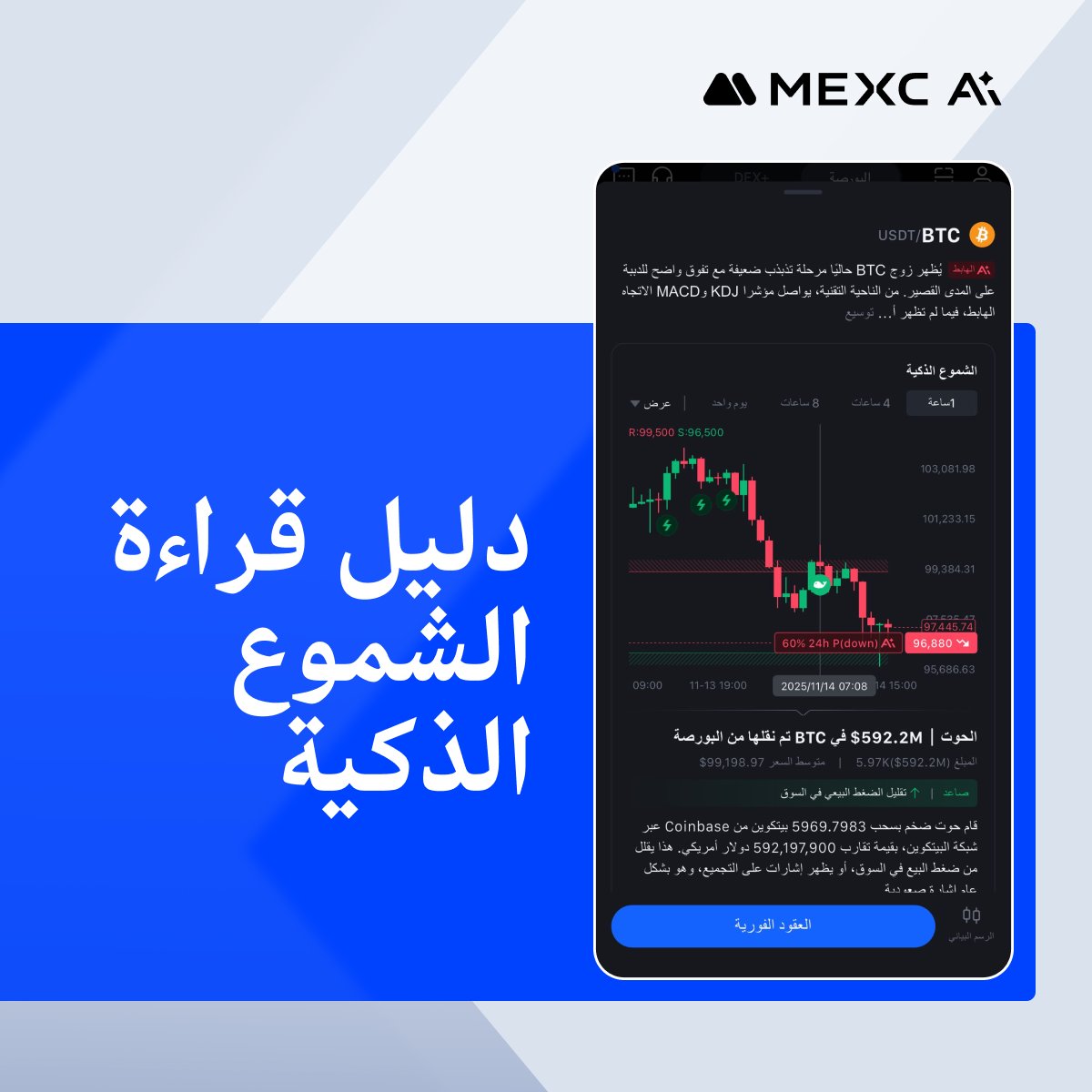 mexc_mena's tweet image. يسعدنا أن #MEXC وخلال الأسبوعين القادمين، ستقدّم لكم:

📊 تقرير MEXC لتوكنات الذكاء الاصطناعي
📈 آخر مواد تعليم تحليل الشموع (K-line)
💰 قصص ملهمة عن تحقيق الثروة من مجتمعنا

🔥 ترقبوا محتوى أقوى… والإطلاق الأكبر في نهاية الشهر!

👈إستكشف من هنا:mexc.fm/mexc-ai?handle…