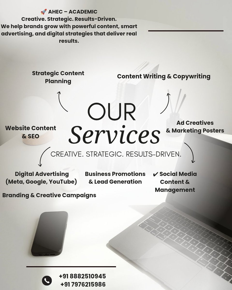 Assignment4_you's tweet image. At AHEC – Academic, we believe every brand has the potential to rise higher — just like a clear blue sky that inspires new possibilities.
With the right strategy, creative content, and smart digital execution, growth isn’t just achievable — it’s inevitable.