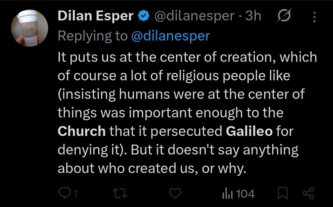 In medieval Geocentrism, humans were NOT at the center of things.

Hell was.

And being at the centre wasn't a good thing.