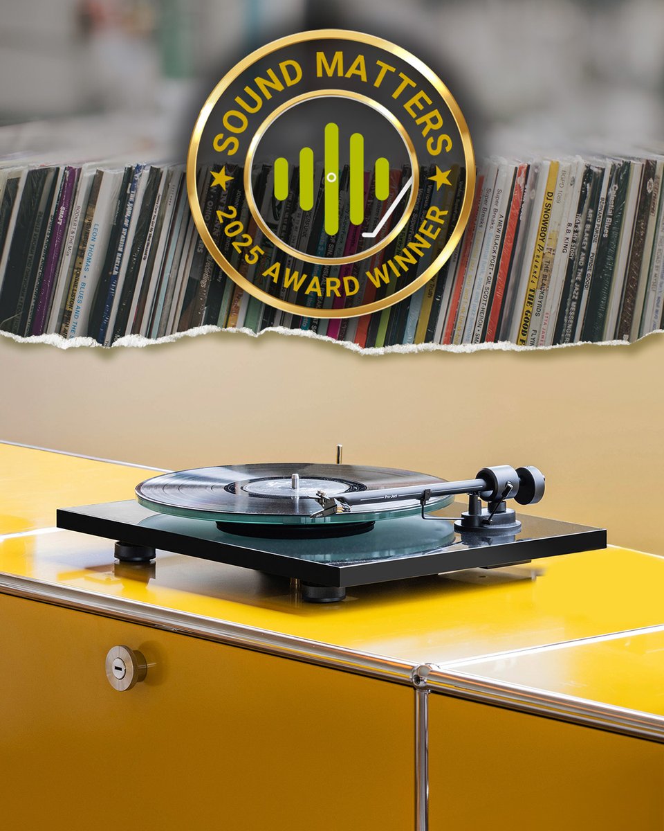 ProJectAudioSys's tweet image. Our T1 EVO BT received the award &quot;Best Bluetooth Turntable&quot; 2025 from online magazine Soundmatters!
project-audio.com/en/product/t1-…