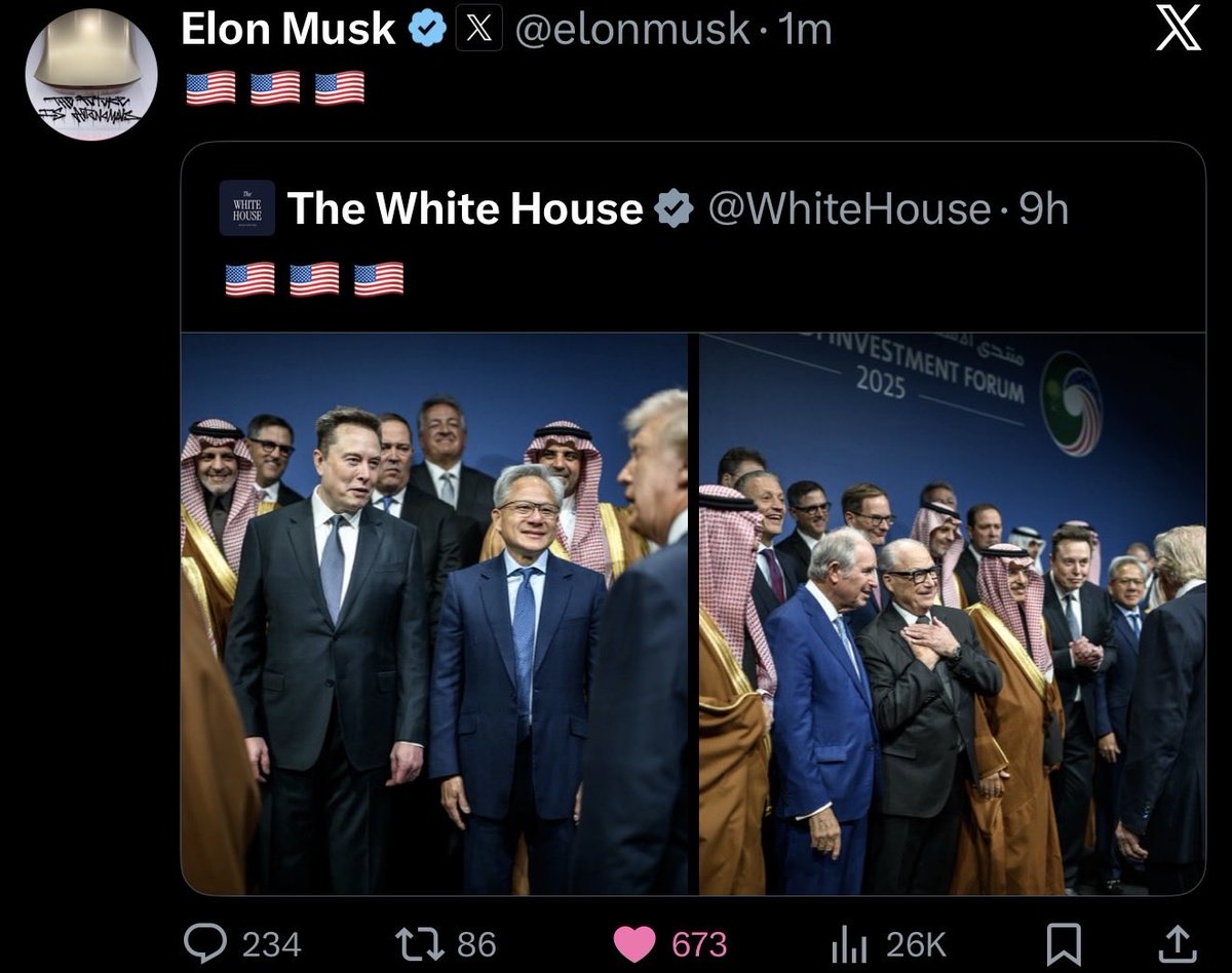 BREAKING 🚨 At 2:45 AM Elon Musk posted this on 𝕏. WE ARE SO FREAKING BACK 🇺🇸 🇺🇸 🇺🇸